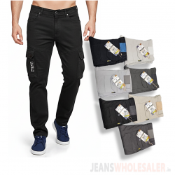 Men 6 Pocket Cargo Jeans
