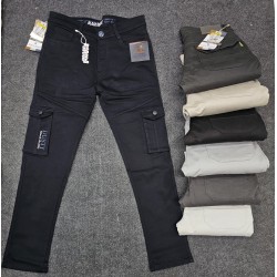 Men 6 Pocket Cargo Jeans