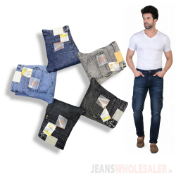 Men 6 Pocket Cargo Jeans