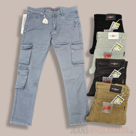 Men 6 pocket Cargo Jeans