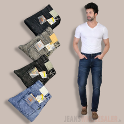Men 6 Pocket Cargo Jeans