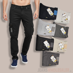 Men 6 Pocket Cargo Jeans