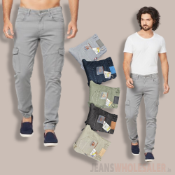 Men 6 Pocket Cargo Jeans BB10105