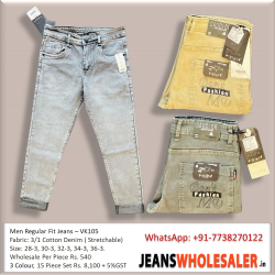 Men Regular Fit Jeans
