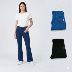 Women Elastic Denim Jeggings
