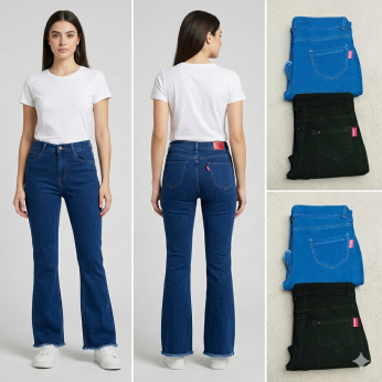 Women Elastic Denim Jeggings