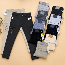 Men 6-Pocket Cargo Jeans BB26-9