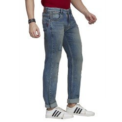 Denim Vistara Blue Men's Damage Jeans
