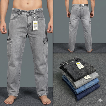 Men 6 pocket Cargo Jeans BB26-8