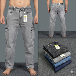 Men 6 pocket Cargo Jeans BB26-8