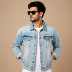 Royal Spider Men's Full Sleeves Denim Jacket